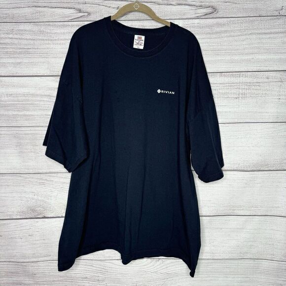 NEW Rivian Made in USA Keep the World Adventurous Forever Blue T-shirts size 4XL - Picture 1 of 4